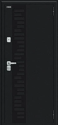 Техно Д2/BChrome (цвет Букле черное/Wenge Melinga)
