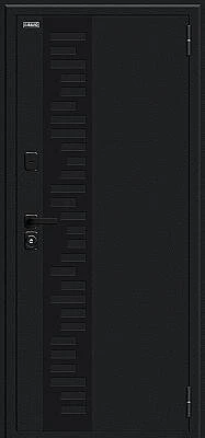 Техно Д2/SBlack (цвет Букле черное/White Silk)