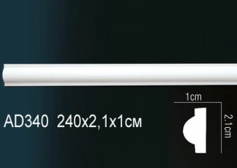 Молдинг гладкий AD340