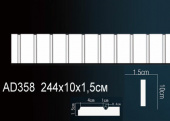 Молдинг гладкий AD358
