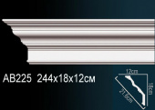 Карниз гладкий AB225