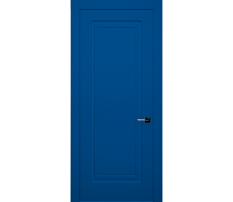 Дверь межкомнатная глухая Милан ДГ1 синяя