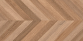 Wood Canarium Chevron M Керамогранит тёмно-бежевый 60х120 матовый карвинг