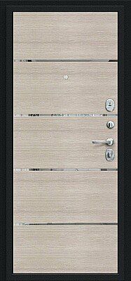 Лайн (цвет Букле черное/Cappuccino Veralinga)