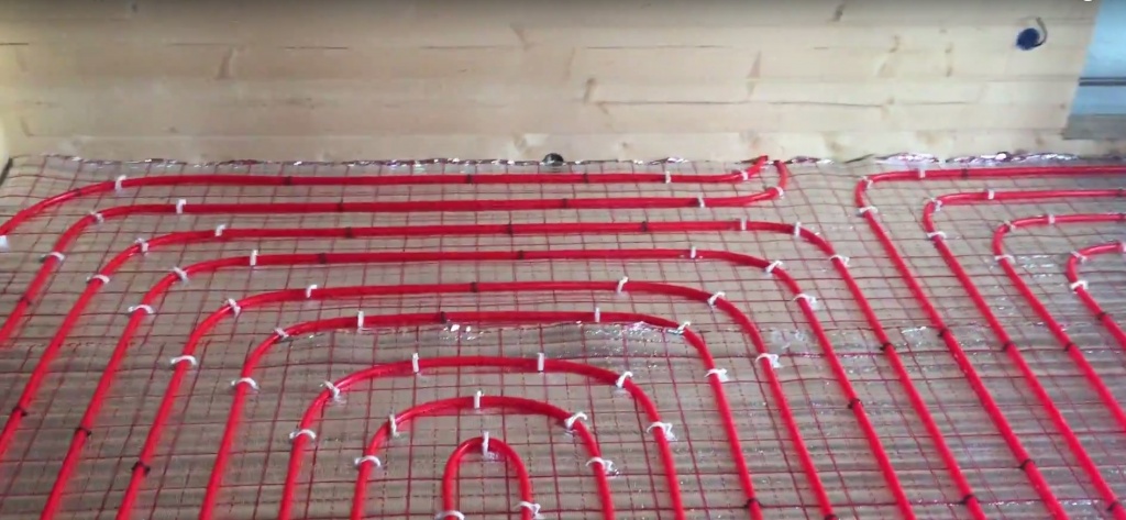 Так выглядит система водяного теплого пола