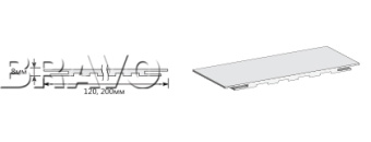 Добор "Т" 2070*200*8 М Bianco Veralinga ( Модерн )