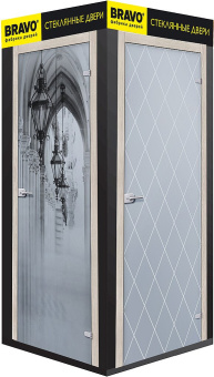 Для 4-х стеклянных дверей (цвет AB Бронза)