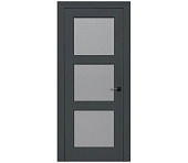 Дверь межкомнатная со стеклом Римини ДО6 графит