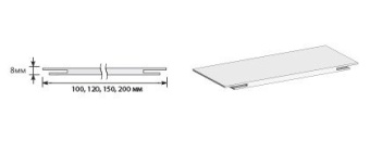 Добор "Т" 2070*150*8 Real Oak