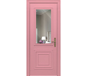 Дверь межкомнатная с зеркалом Каталина ДО2 магнолия