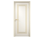 Дверь межкомнатная глухая Милан ДГ1 с патиной бежевая